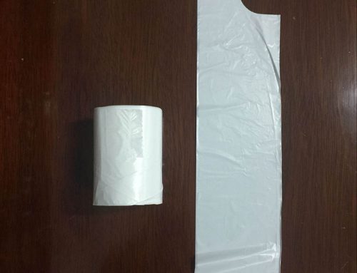 hdpe t-shirt star-sealed bags on roll