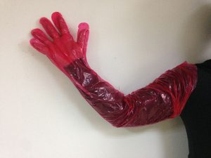 PE long glove manufactory 300x225 - PE long glove manufactory